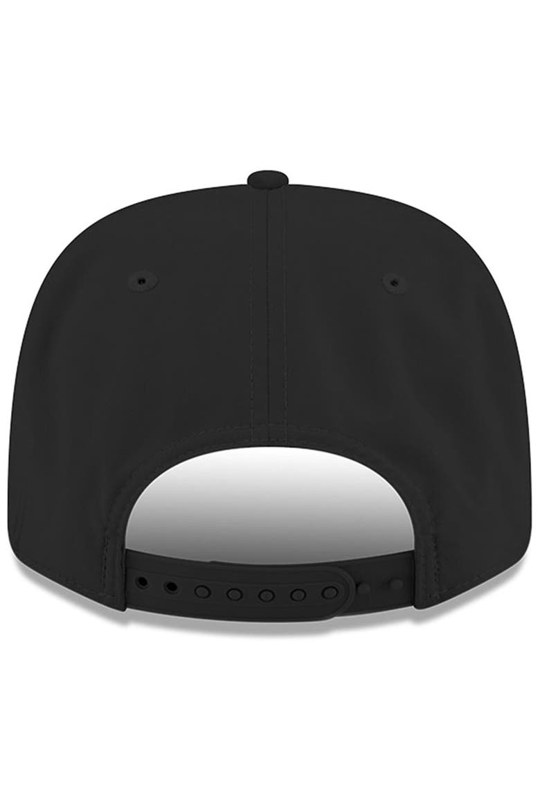 Men's New Era Black/Yellow 23XI Racing 9FIFTY Snapback Hat, Alternate, color, Black