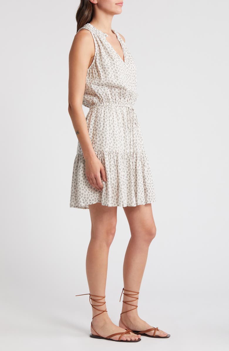 Rails Albany Ditsy Floral Tiered Linen Blend Dress, Alternate, color, 