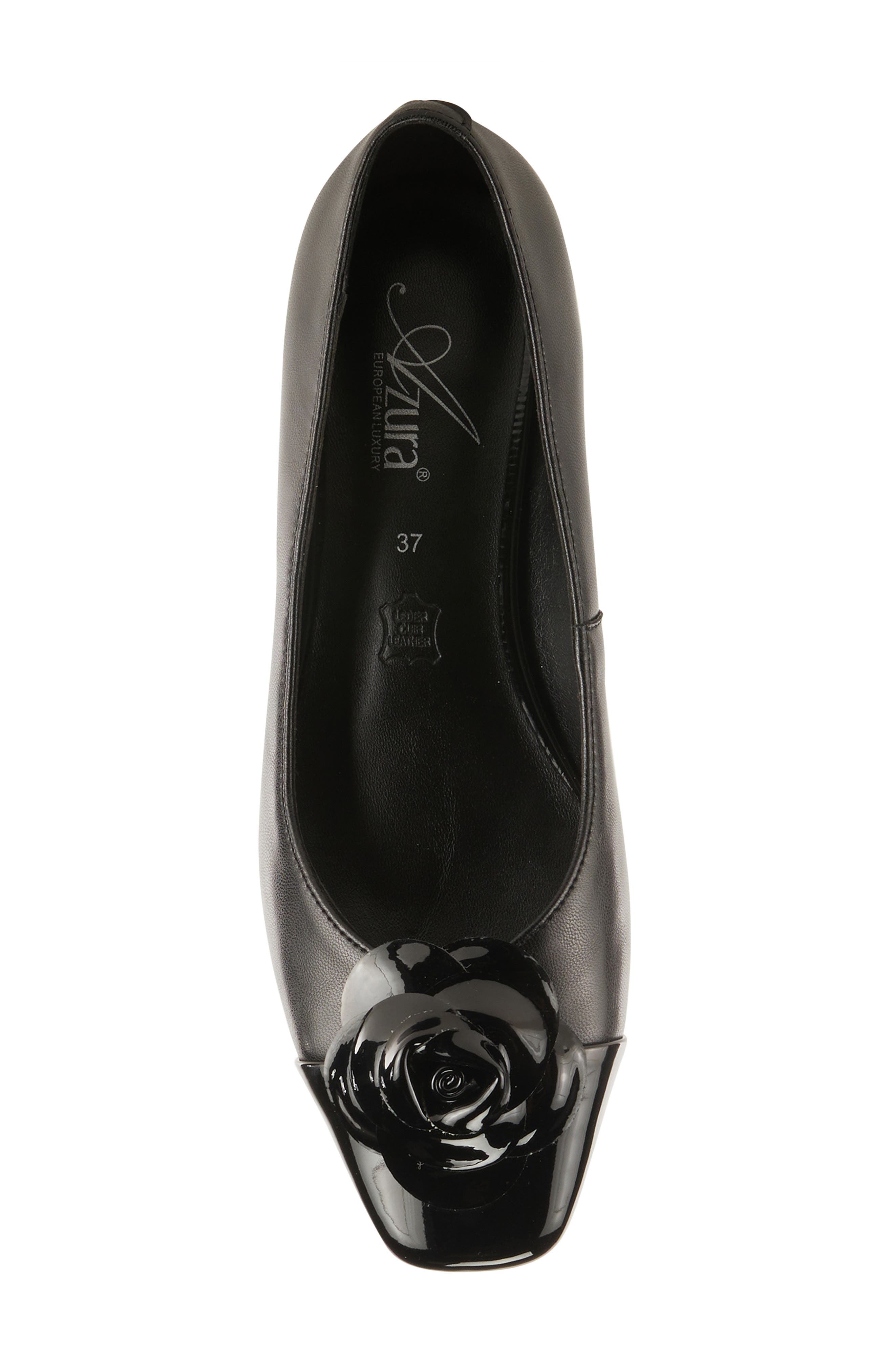 AZURA BY SPRING STEP Angelinite Cap Toe Pump, Alternate, color, Black