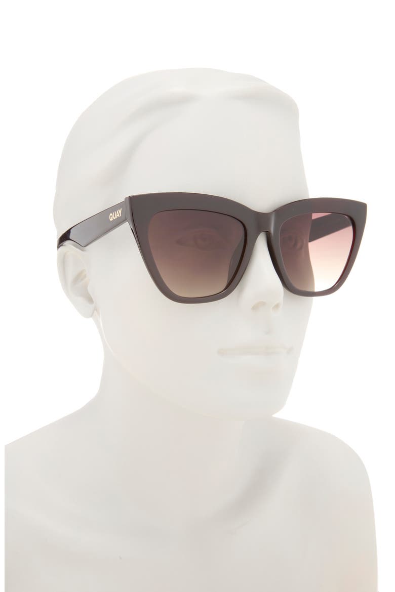 For Keeps 58mm Cat Eye Sunglasses, Alternate, color, BROWN/ BROWN