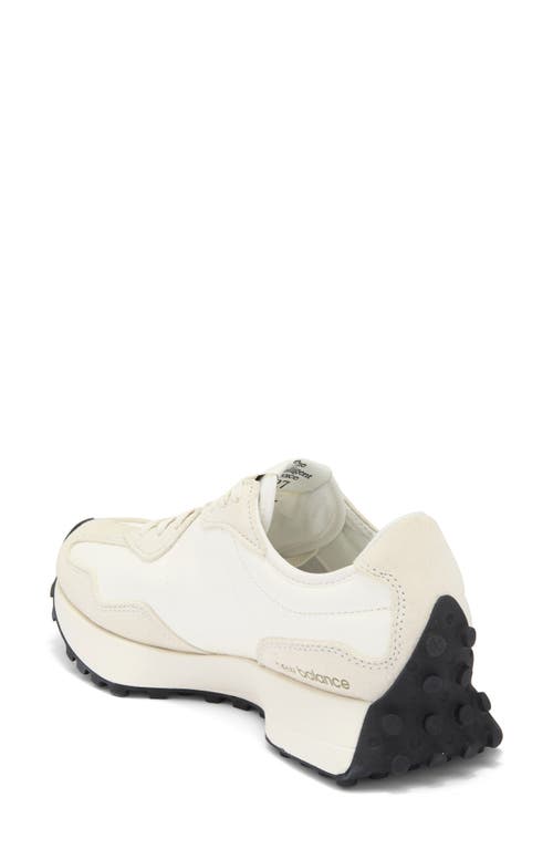 New Balance 327 Patent Sneaker In White