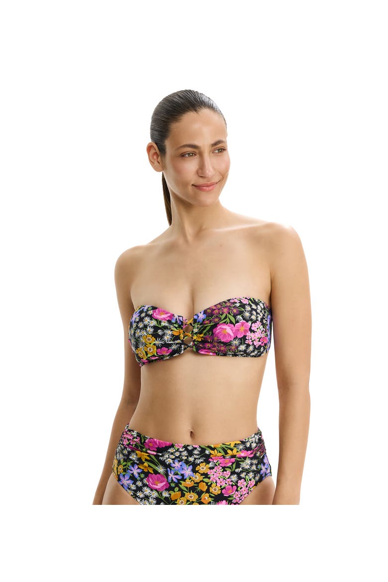 Havana Heat Bandeau Bikini Top, Main, color, Black