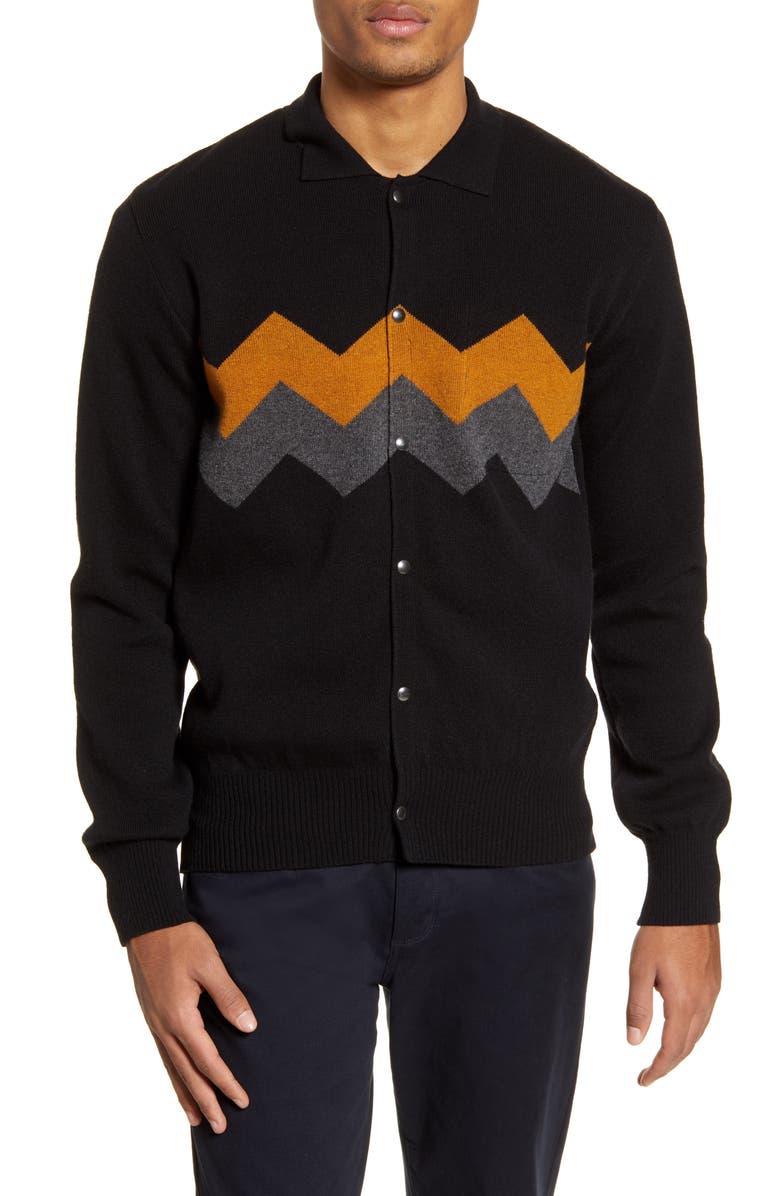 Oliver Spencer Roxwell Knit Wool Jacket, Alternate, color,