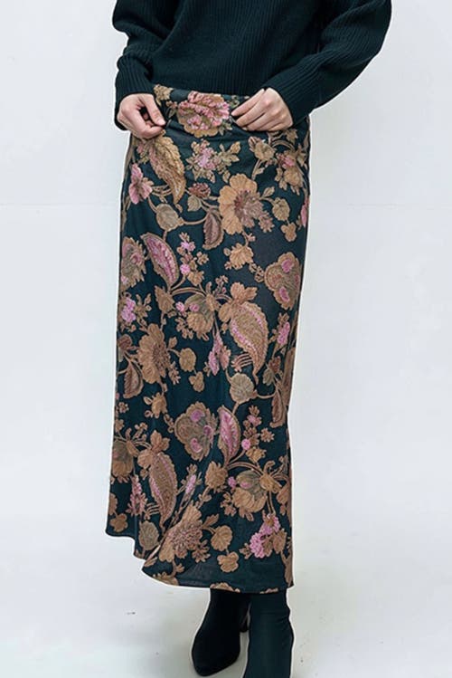 West Of Odalis Ankle Skirt In Multi