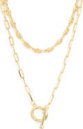 NORDSTROM RACK Mariner Link Layered Necklace