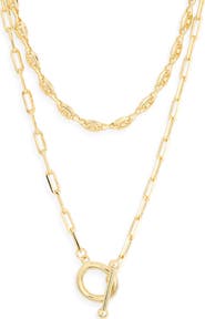 NORDSTROM RACK Mariner Link Layered Necklace