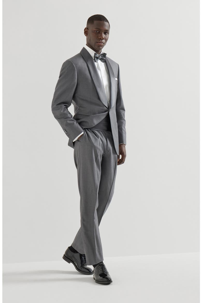 Tuxedo with shawl lapel, Alternate, color, Grey