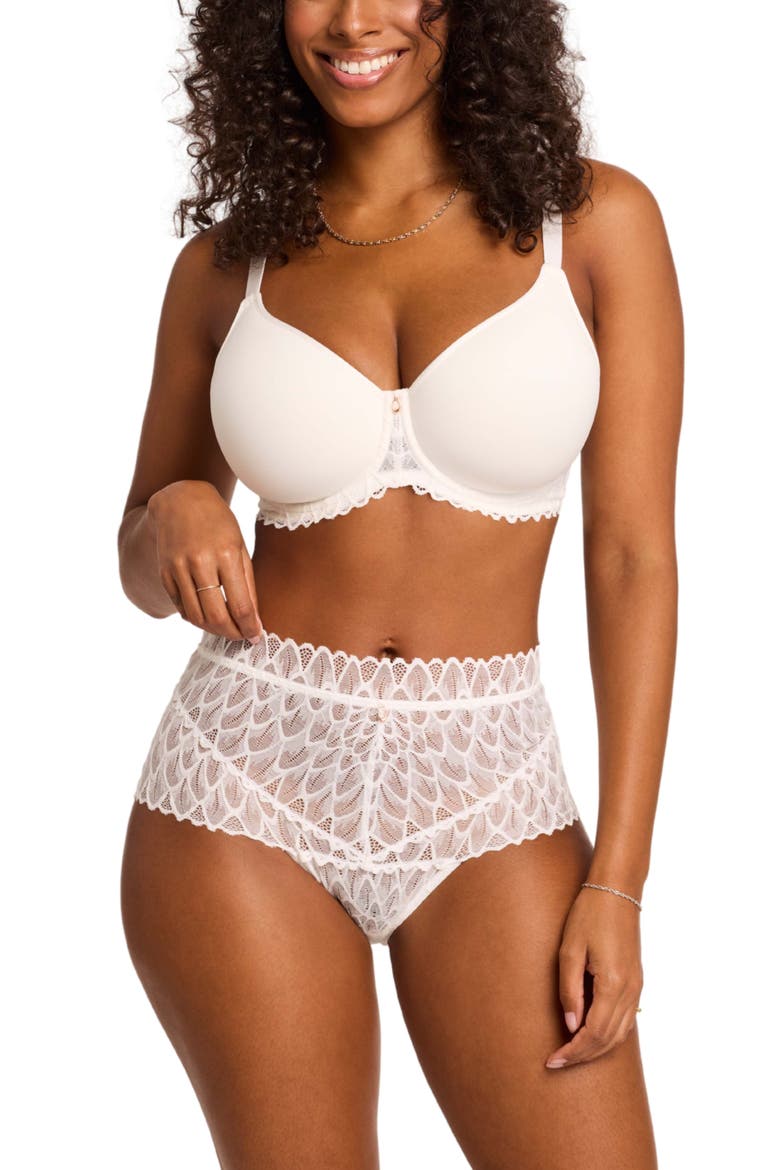 Sublime Lace Spacer Underwire Bra, Alternate, color, CHANTILLY