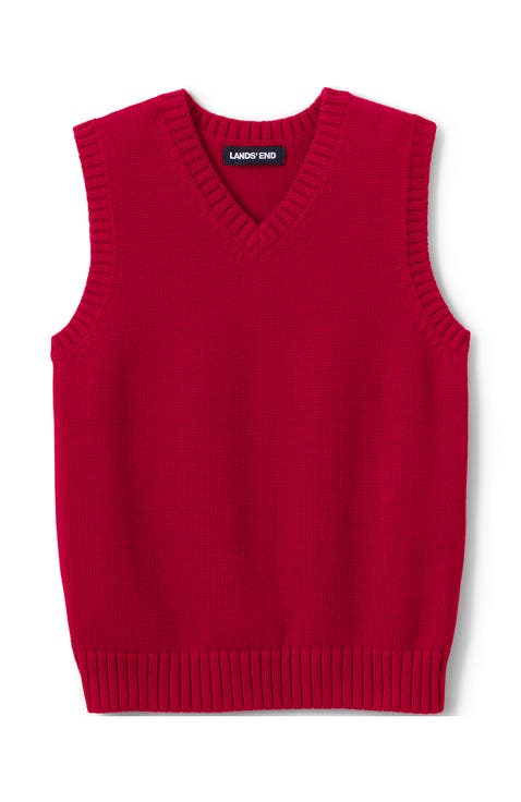 School Uniform Kids Cotton Modal Sweater Vest