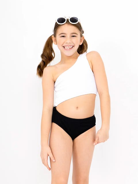 Crinkle Cutout One Piece Swimsuit