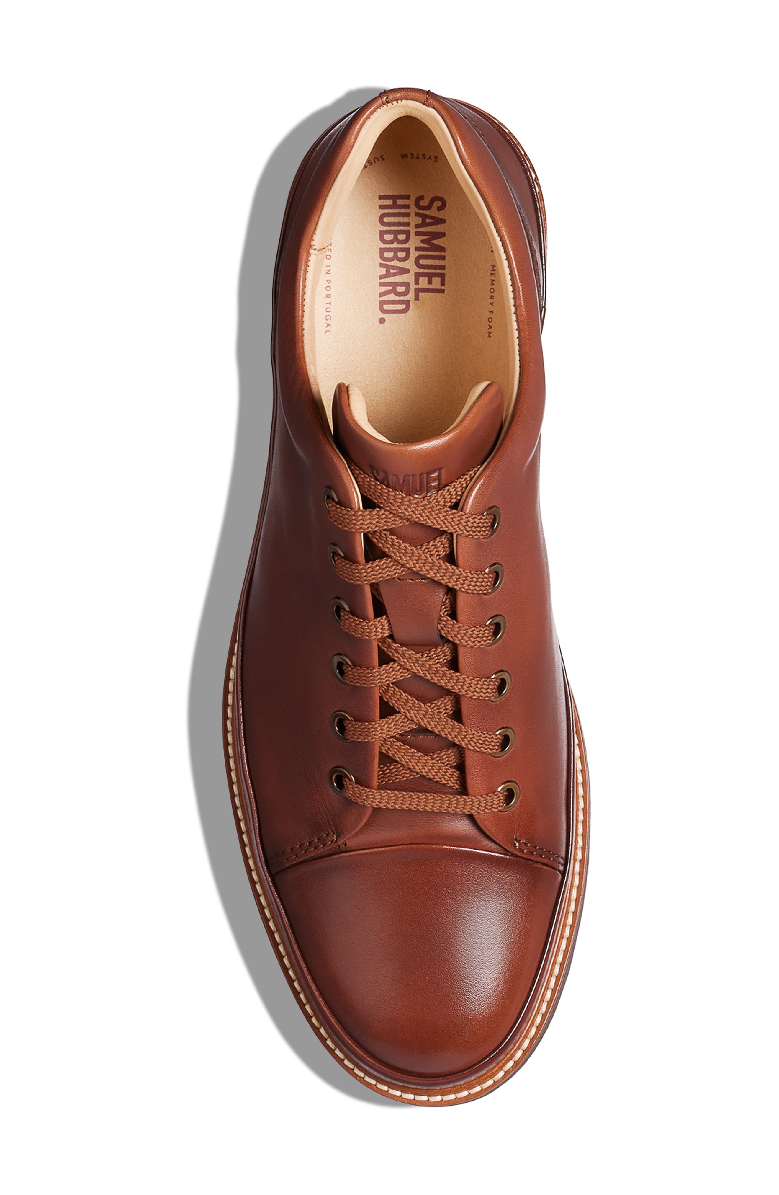 DressFast Dress Sneaker, Alternate, color, COGNAC LEATHER