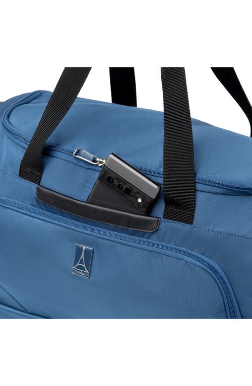 Travelpro Ml5 Drop Bottom Weekend Duffle Bag In Blue