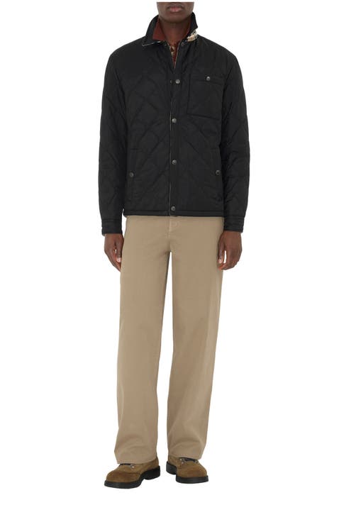 Reversible Quilted Nylon Overshirt