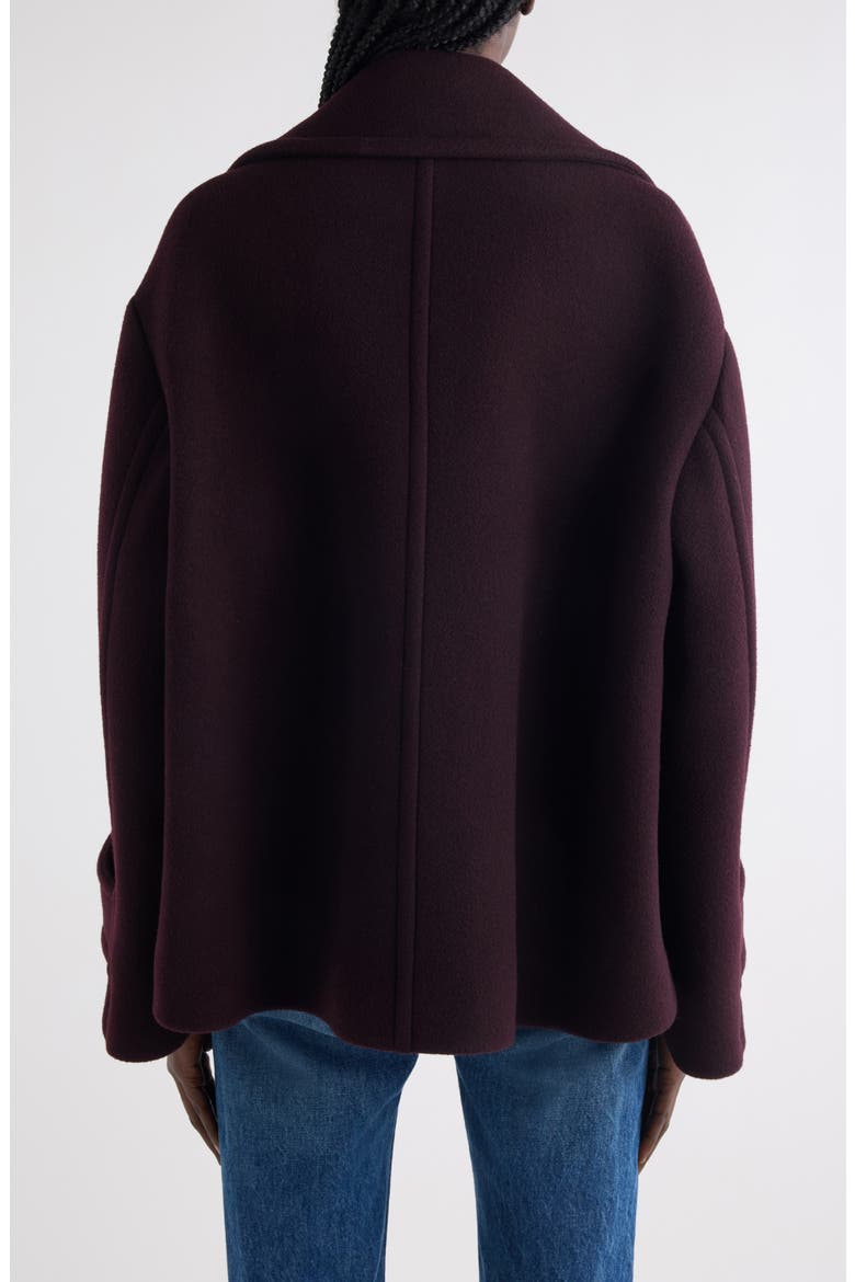 Iconic Soft Wool Blend Coat, Alternate, color, DEEP PURPLE
