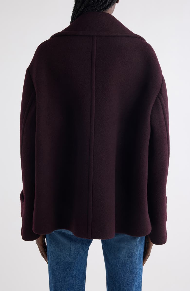 Chloé Iconic Soft Wool Blend Coat, Alternate, color, Deep Purple