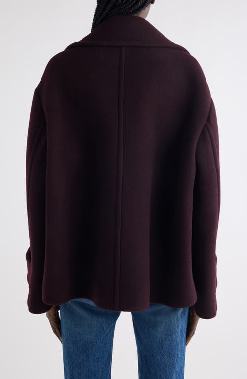 Chloé Iconic Soft Wool Blend Coat In Purple