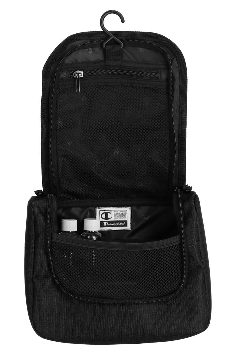 Defend Ripstop Nylon Wash Kit, Alternate, color, TRUE BLACK