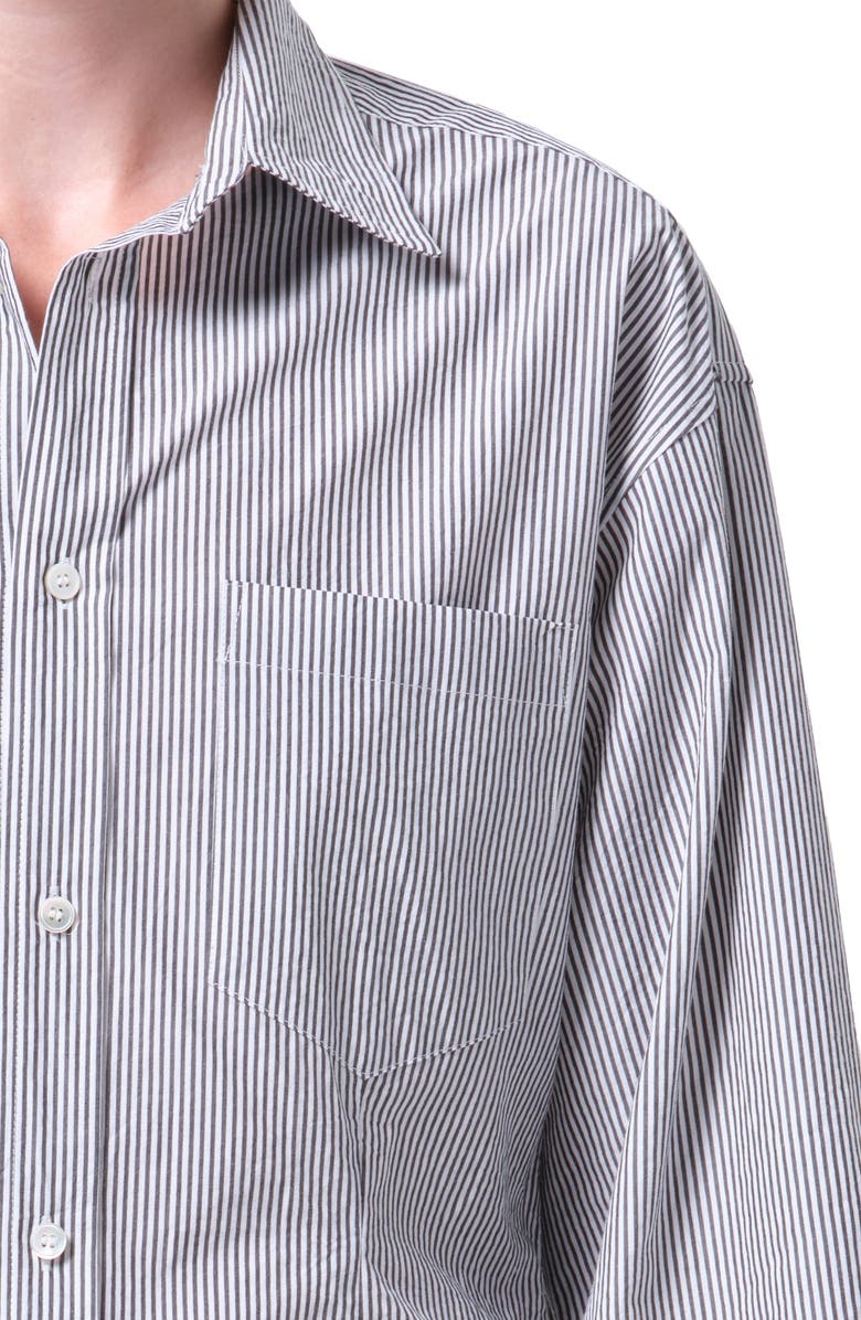 AGOLDE Cinch Stripe Button-Up Shirt, Alternate, color, Windley Stripe