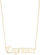 THE SIS KISS Zodiac Pendant Necklace