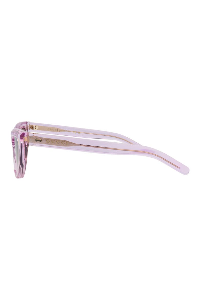 51mm Cat Eye Sunglasses, Alternate, color, VIOLET VIOLET BROWN