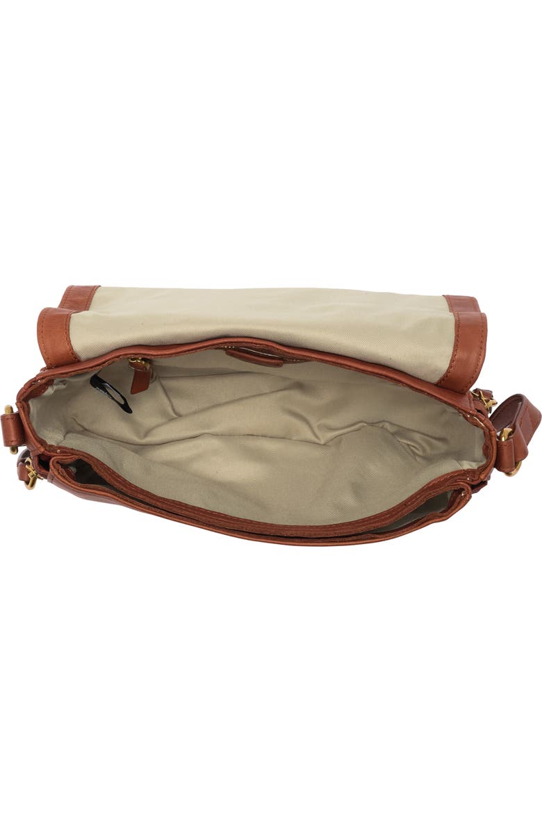 AMERICAN LEATHER CO. Maple Flap Leather Crossbody Bag, Alternate, color,