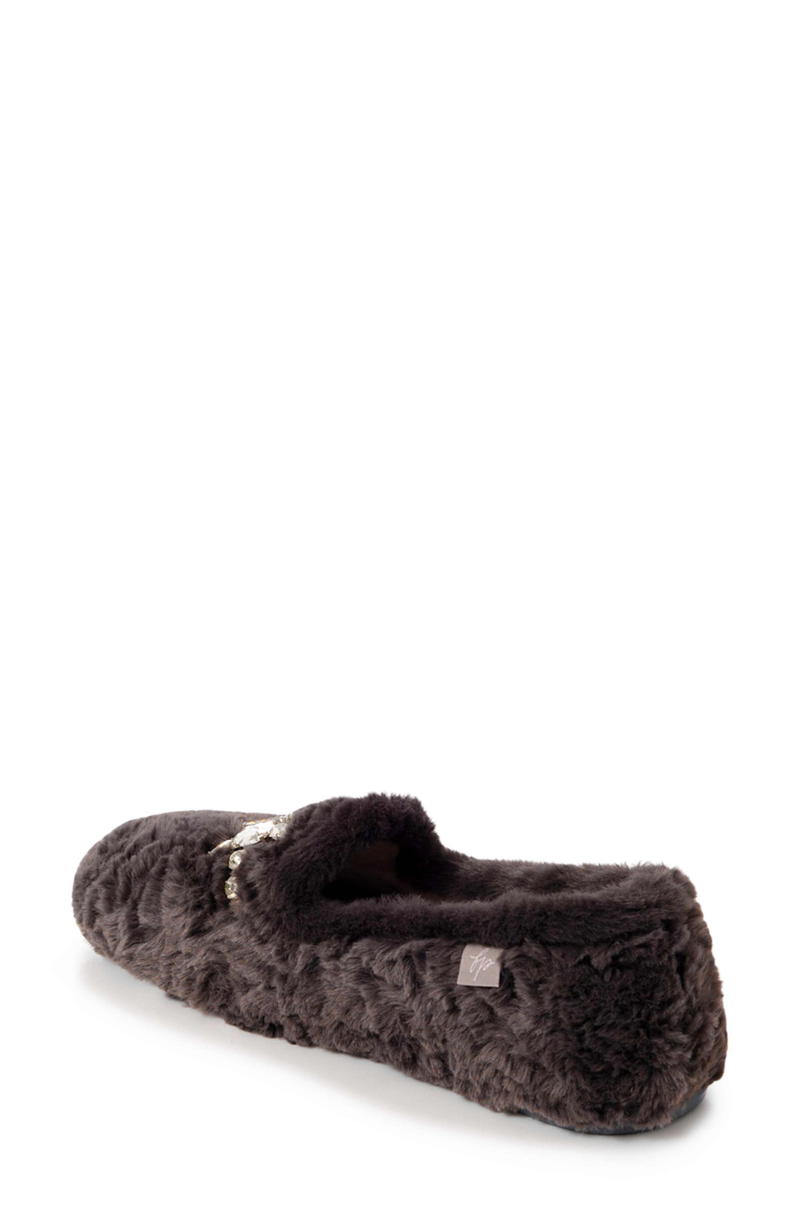 Free People Slumber Party Faux Fur Loafer Slipper, Alternate, color, 