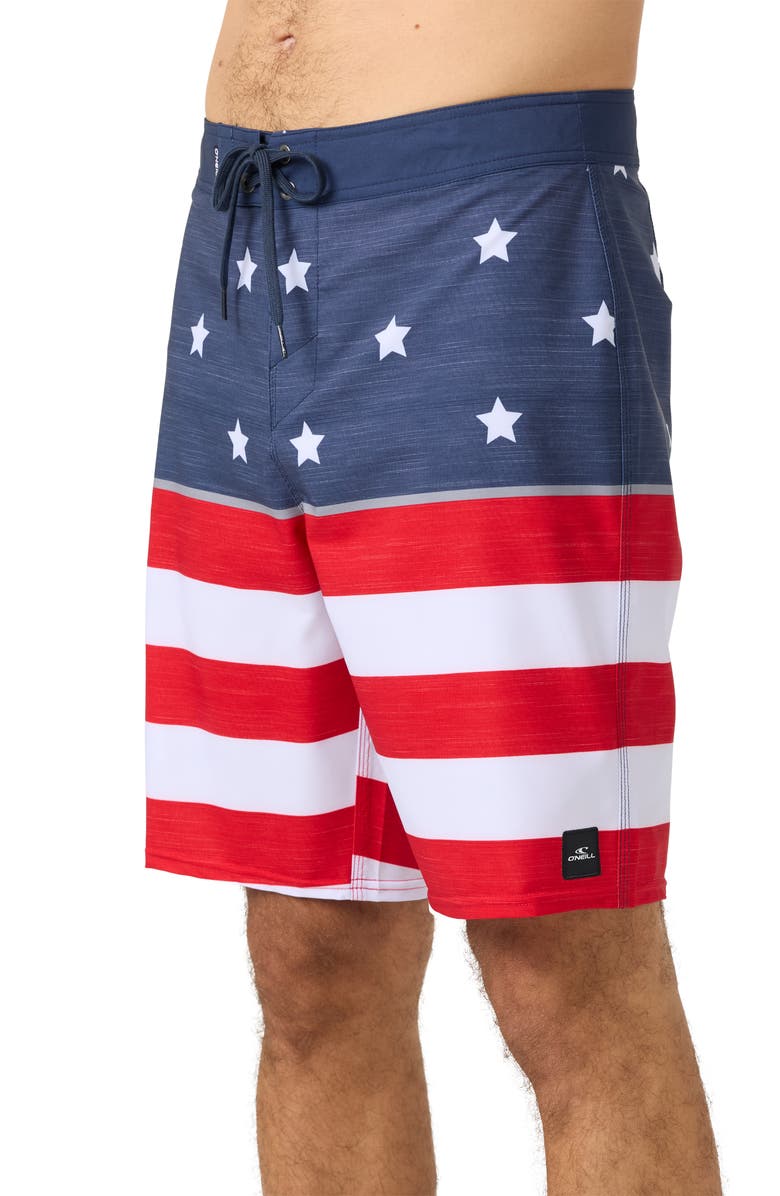 O'Neill Lennox USA 20 Board Shorts, Alternate, color, 