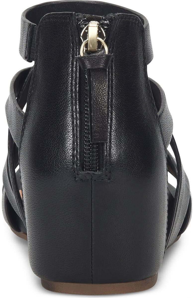 Söfft Vivi Platform Wedge Sandal, Alternate, color, Black