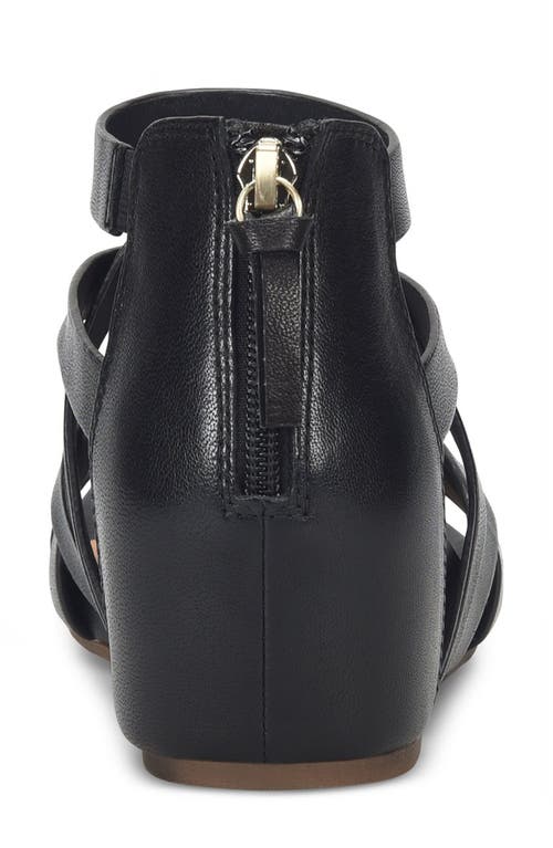 Söfft Vivi Platform Wedge Sandal In Black