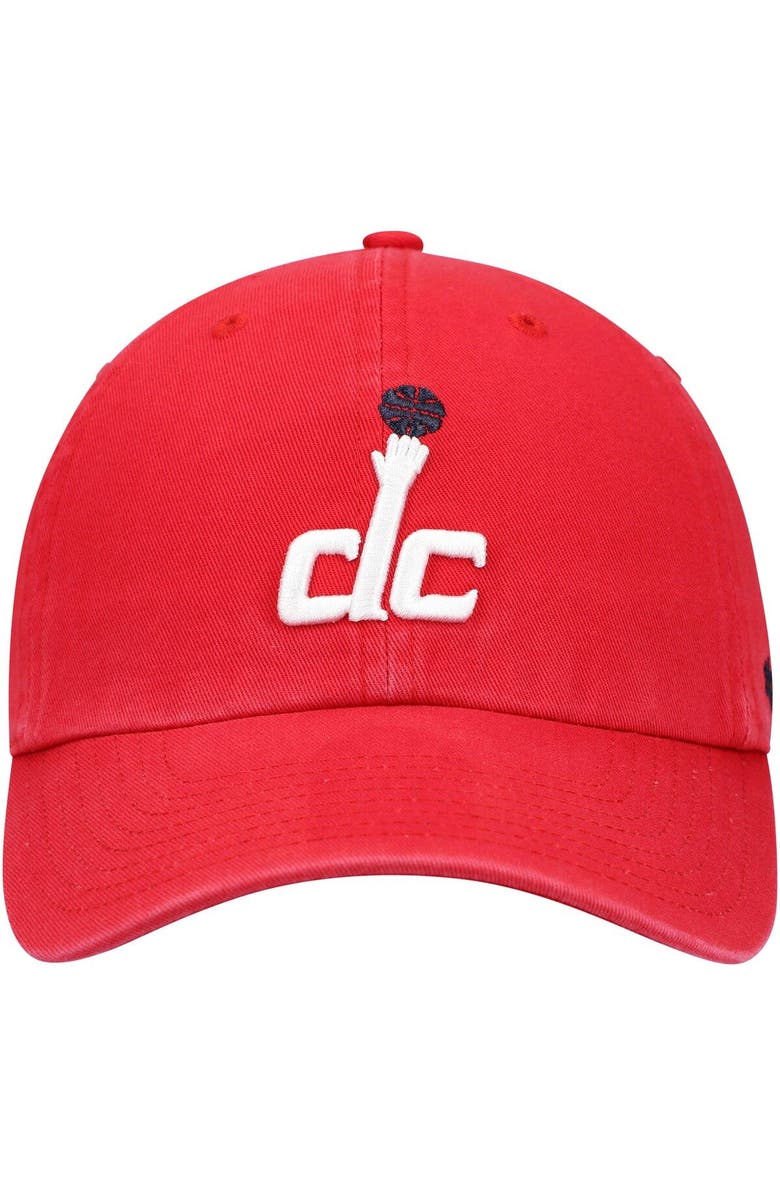 '47 Men's '47 Red Washington Wizards Team Clean Up Adjustable Hat, Alternate, color,