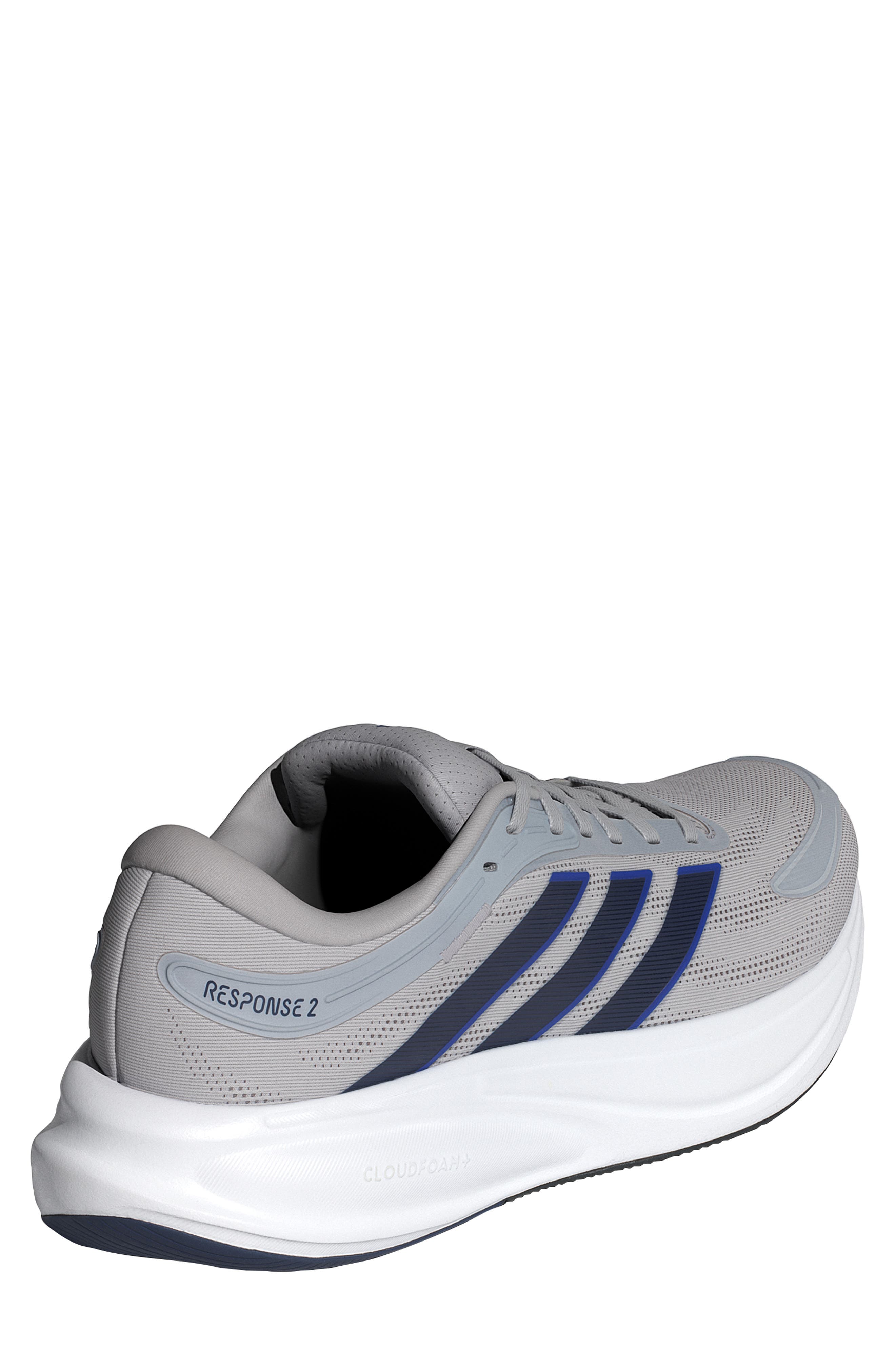 adidas Response 2 Running Shoe, Alternate, color, Grey/ Dark Blue/ Lucid Blue