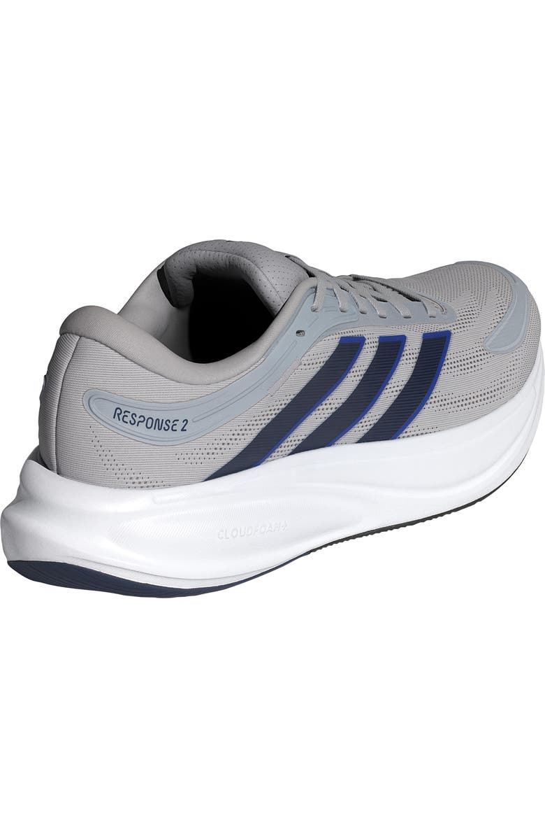 adidas Response 2 Running Shoe, Alternate, color, Grey/ Dark Blue/ Lucid Blue
