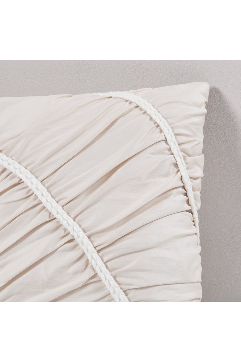Flora Flow Cotton Pillow Cover, Alternate, color, Cream