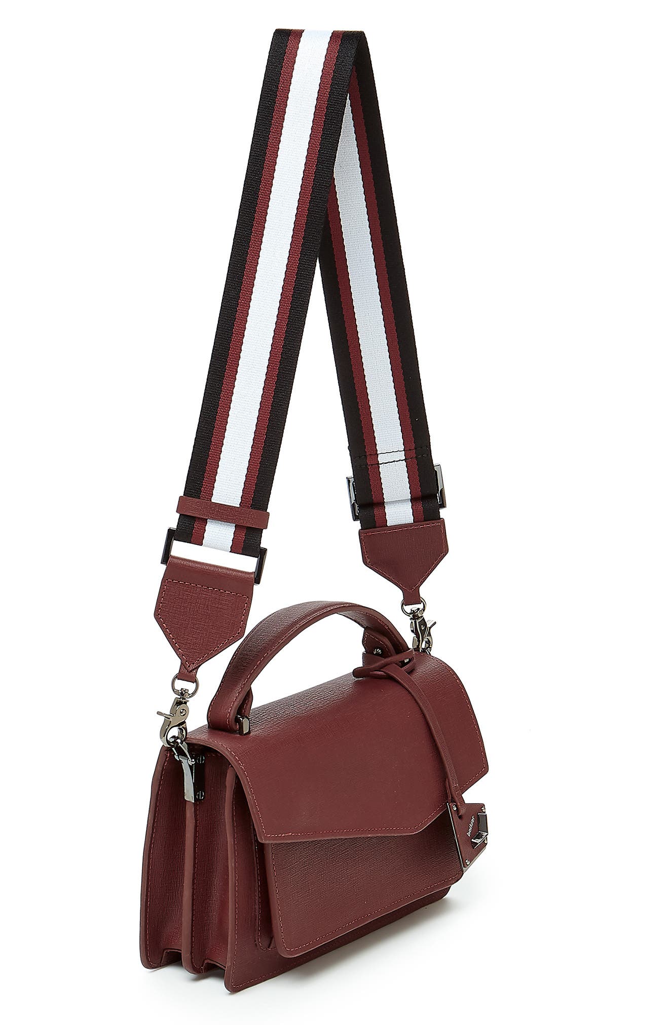 Cobble Hill Leather Crossbody Bag, Alternate, color, MALBEC