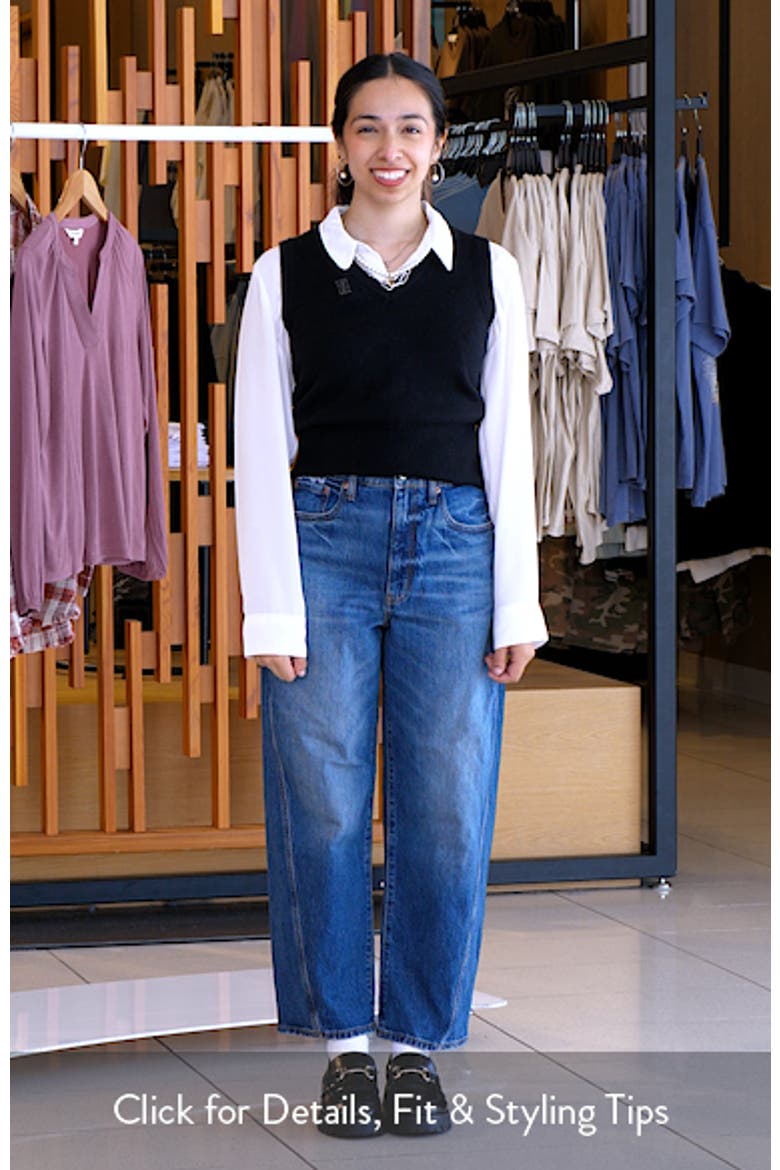 Westward High Waist Ankle Barrel Leg Jeans video