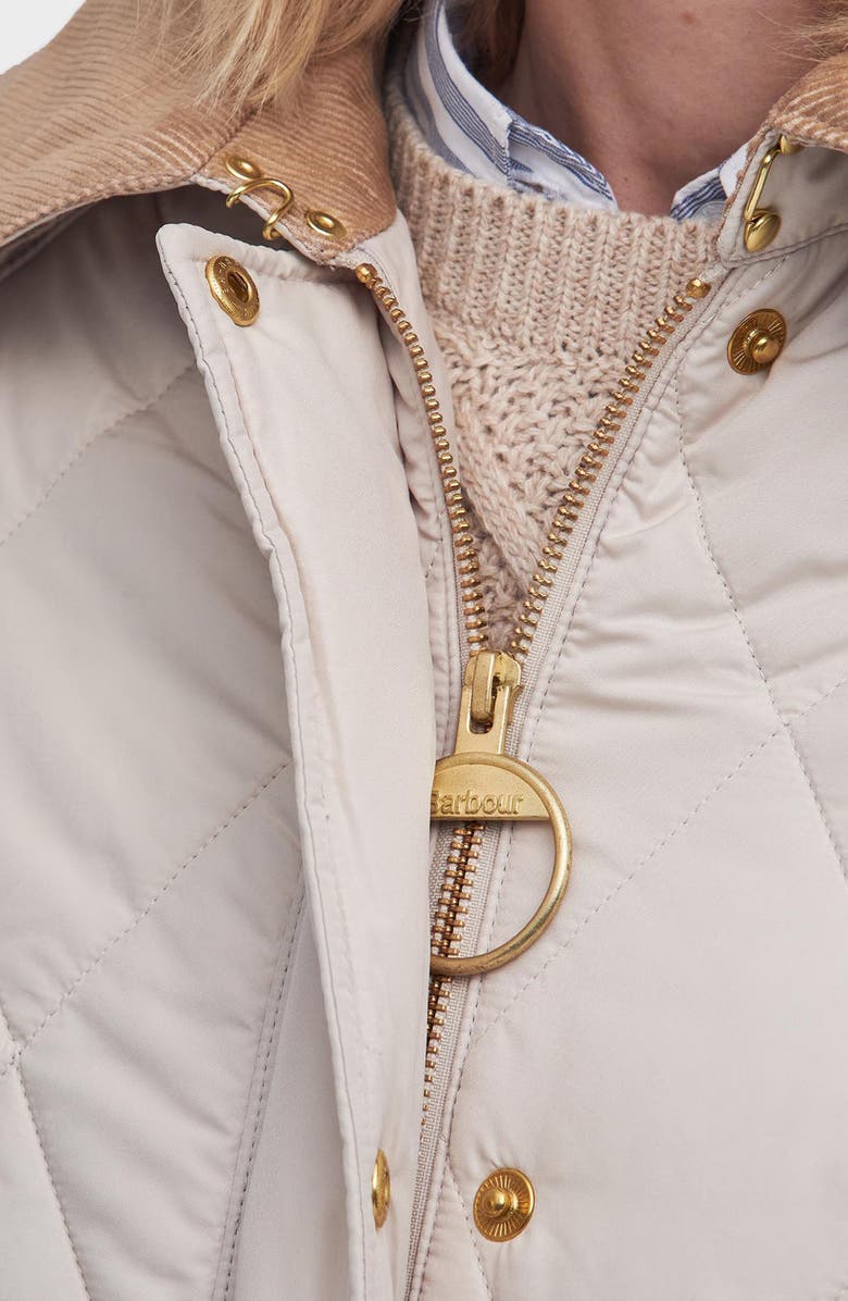 Barbour Cookston Quilted Coat with Removable Hood, Alternate, color, Oatmeal/ Ancient