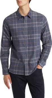 Vince Plaid Corduroy Button-Up Shirt