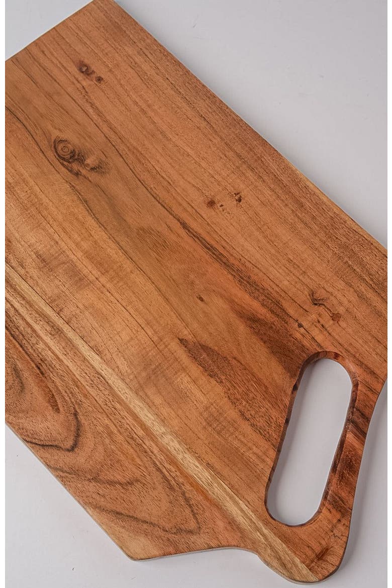 Acacia Rectangle Serving Board, Alternate, color, Brown
