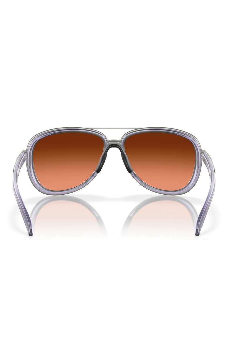 Split Time 58mm Prizm™ Pilot Sunglasses, Alternate, color, LILAC