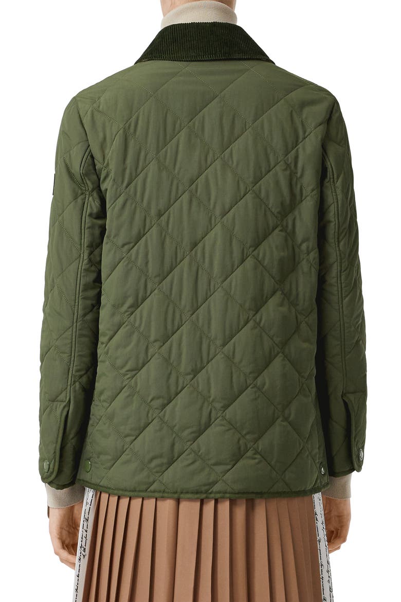 Cotswold Thermoregulated Quilted Barn Jacket, Alternate, color, POPLAR GREEN