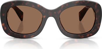Kaya 54mm Polarized Gradient Square Sunglasses