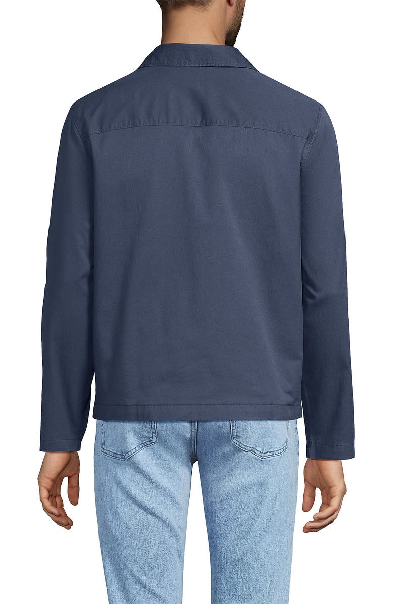 Lands' End Lightweight Full Zip Jacket, Alternate, color, Slate Blue