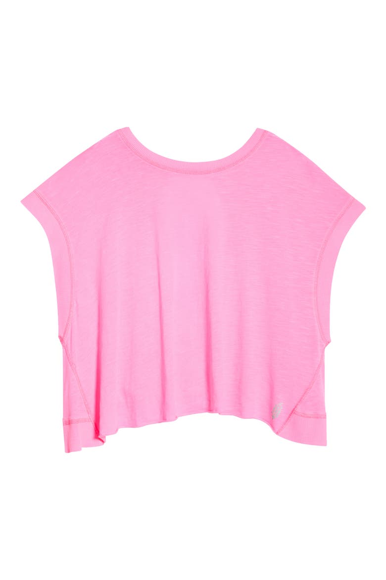 FP Movement My Tee Time Open Back T-Shirt, Alternate, color, HOT PINK