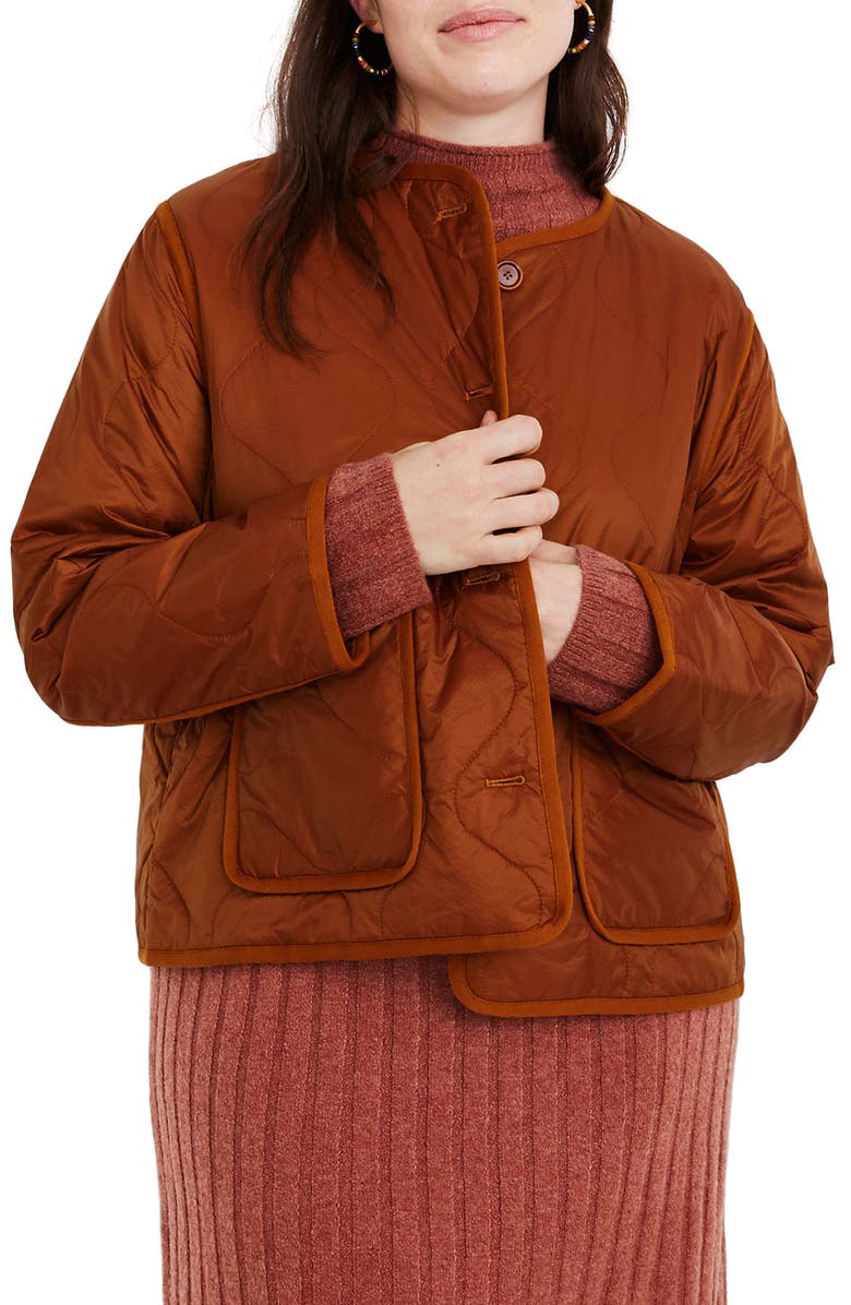 Madewell Quilted Liner Jacket, Alternate, color,