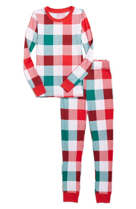 Kids' Lush Plaid Jogger Family Pajamas (Toddler)