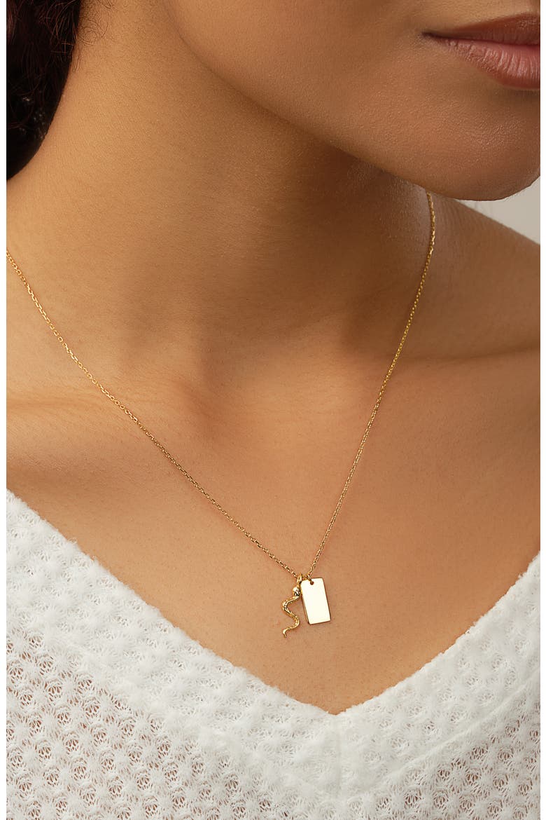 Bella Pendant Necklace, Alternate, color, GOLD