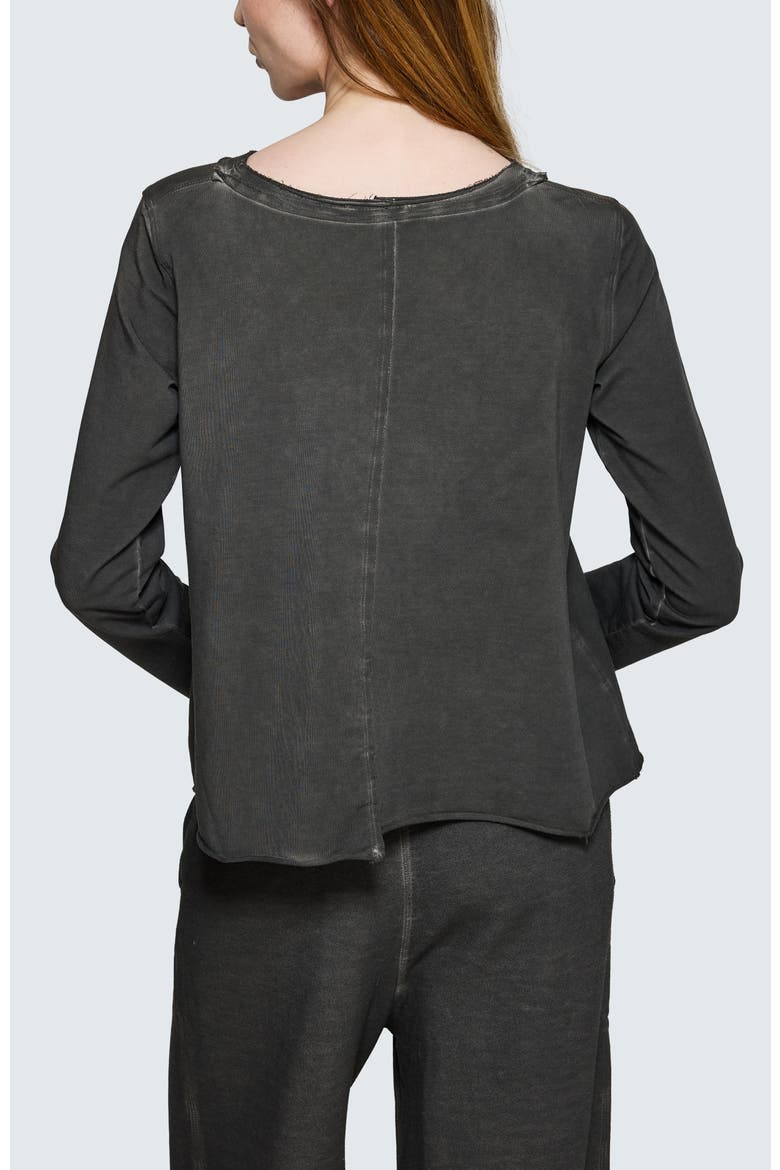 Drishti Asymmetrical Blouse, Alternate, color, Misty Black