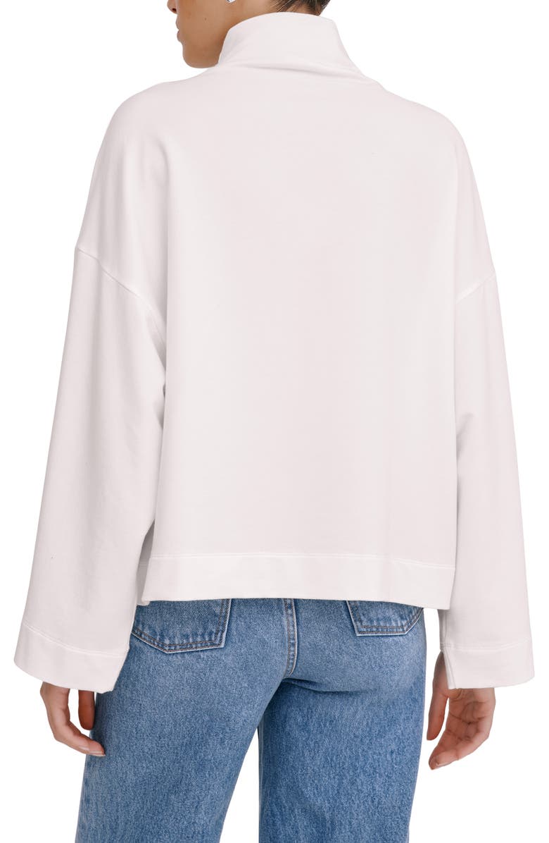 Marcella Amanda French Terry Sweatshirt, Alternate, color, Cream