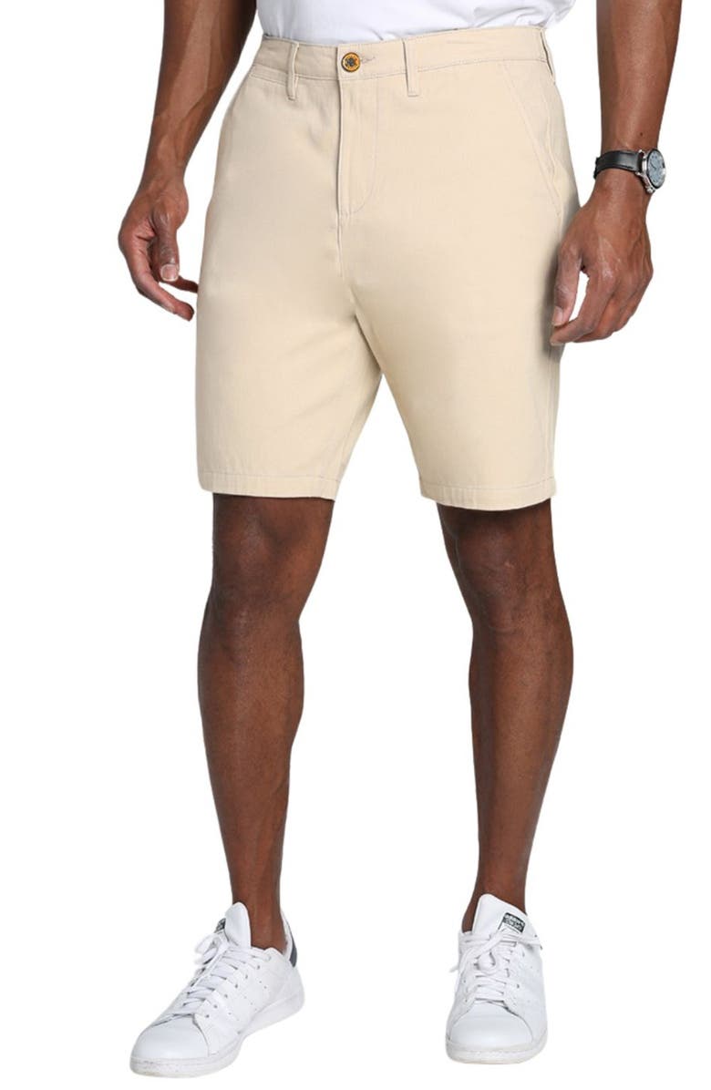 JACHS Stretch Twill Chino Shorts, Main, color, Khaki