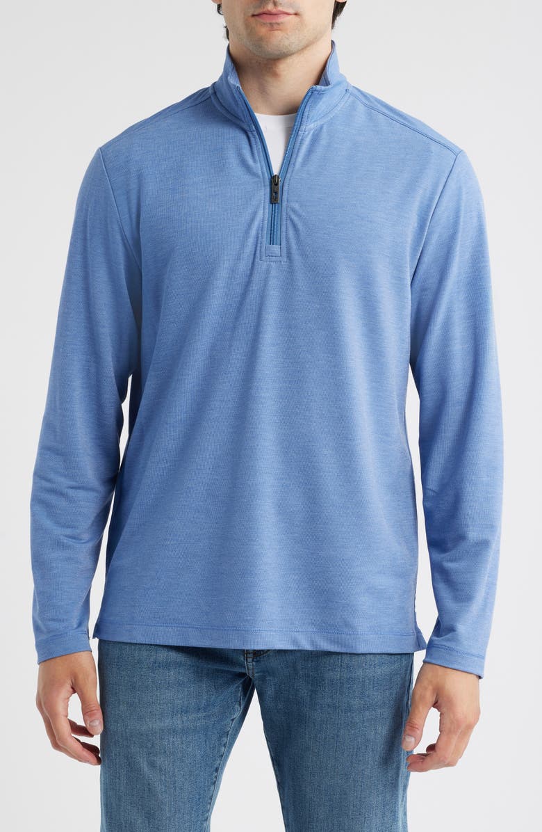 Tommy Bahama Coasta Vera Lorenzo Half Zip Pullover, Main, color, French Blue
